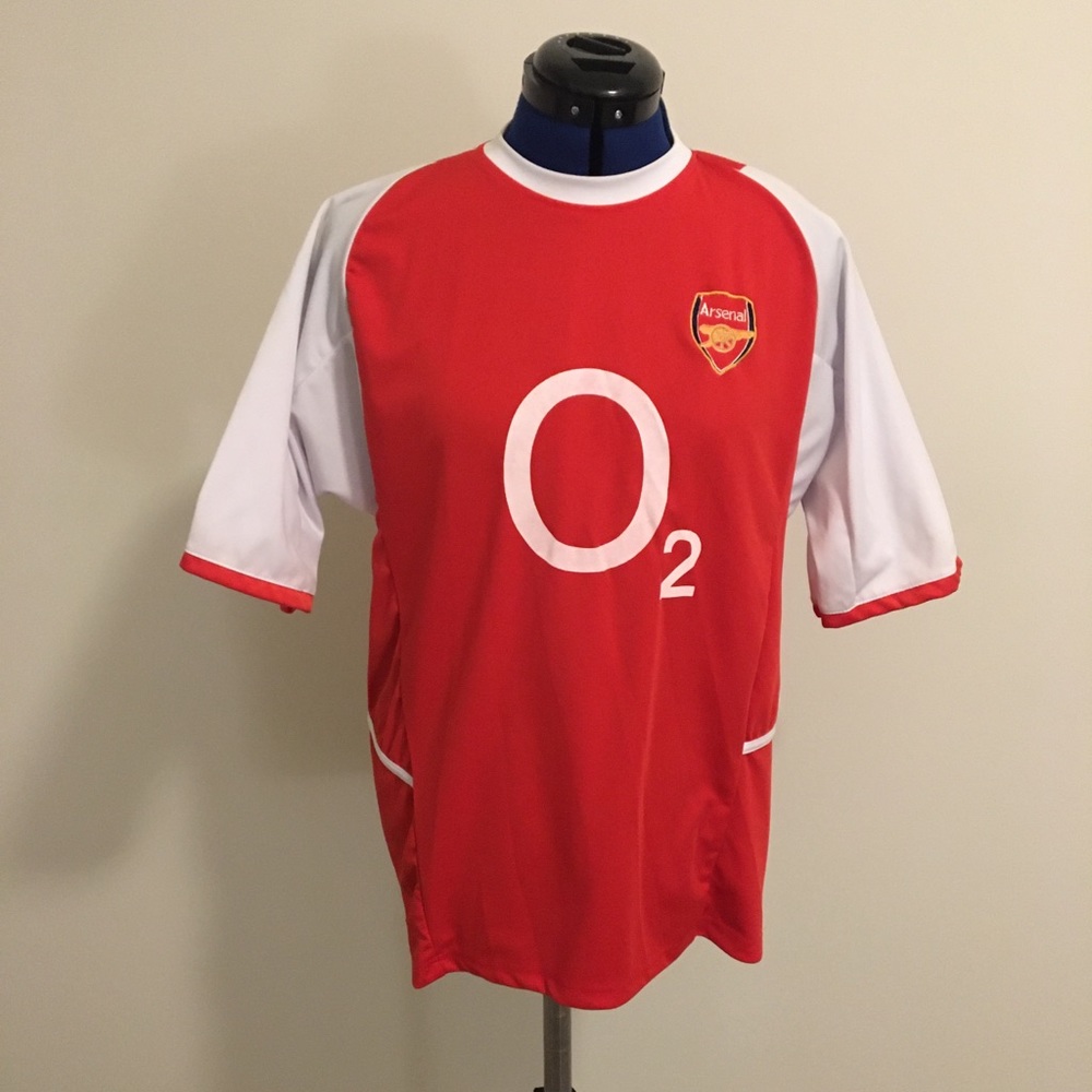 London Arsenal O2 Soccer Jersey Small FC Football Club